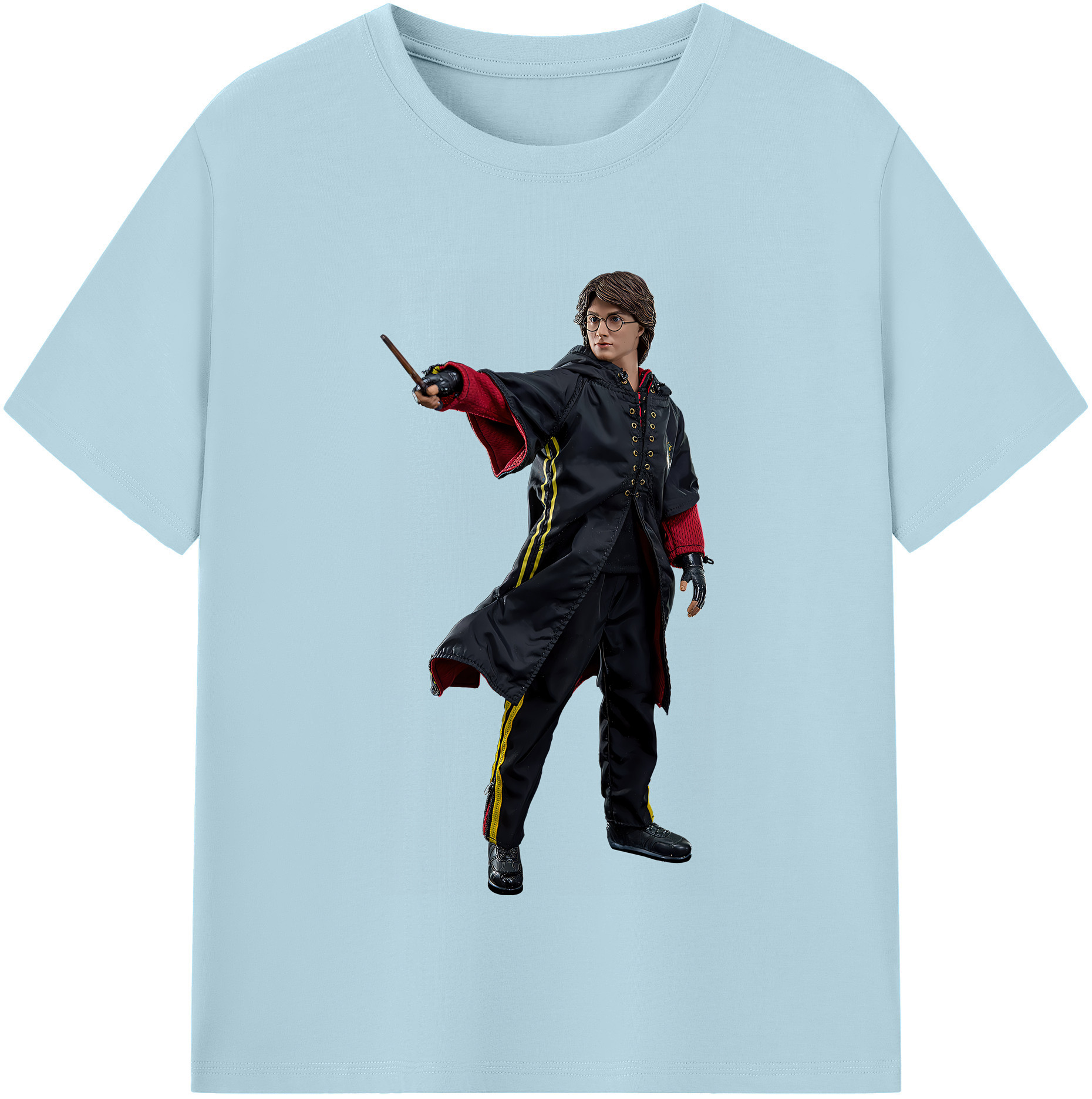 （画像用） Harry Potter ハリー・ポッターシリーズ 綿100％半袖Tシャツ（フロントプリント）
